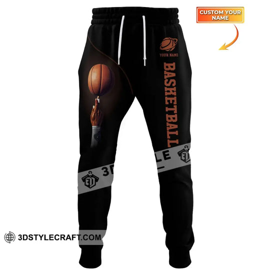 Man Clothing, Custom Basketball Jogger, Basketball Jogger Pants, Gift for Basketball Lovers style option 1