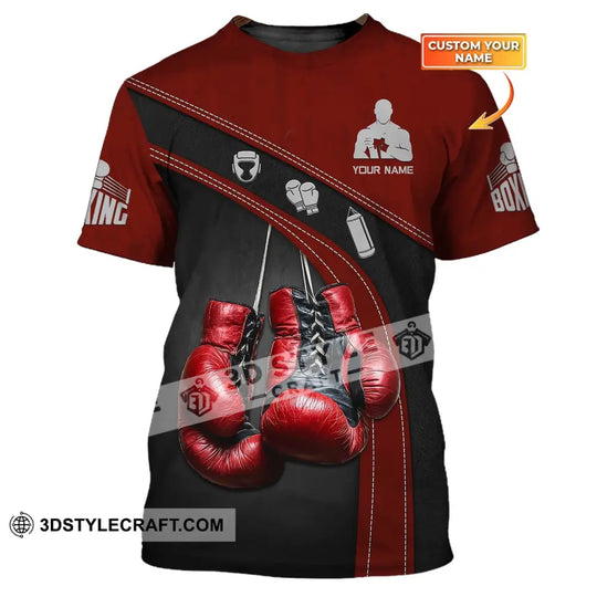 Man Shirt, Boxing Shirt, Custom Name T-Shirt, Boxing Polo, Gift for Boxing Lover style option 1