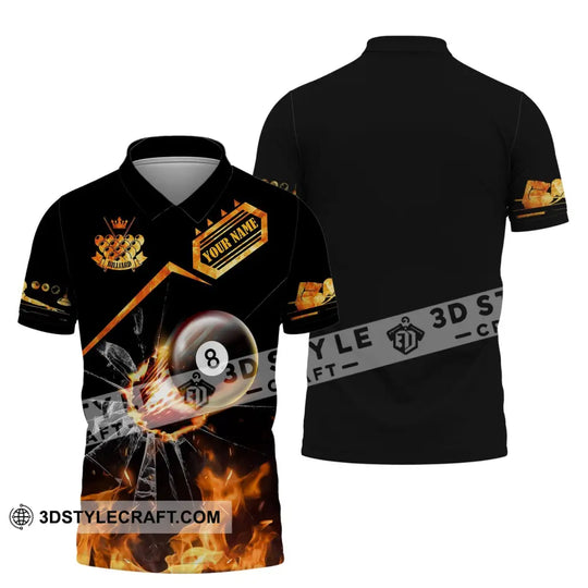 Man Shirt, Custom Billiards Shirt, Billiards T-shirt, Billiards Lover Gift, Shirt For Billiards Players style option 4