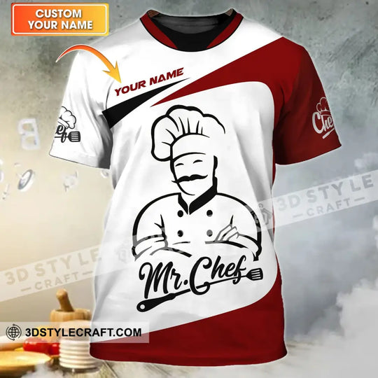 Man Shirt - Custom Chef Name T-Shirt, Mr.Chef Shirt style option 1