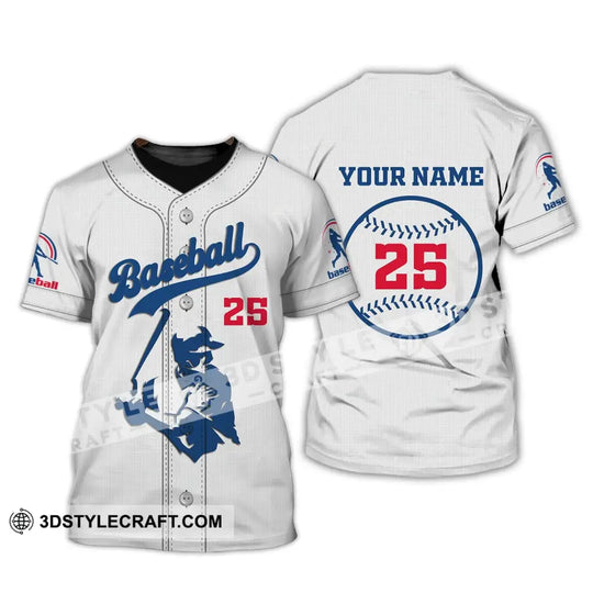 Man Shirt, Custom Name and Number Baseball Shirt, Baseball T-Shirt, Gift for Baseball Player style option 2