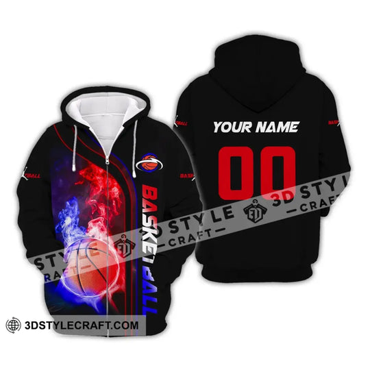 Man Shirt, Custom Name and Number Basketball T-Shirt, Gift for Basketball Player style option 3
