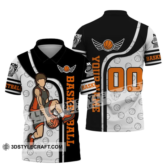 Man Shirt, Custom Name and Number Basketball T-Shirt, NCAA Basketball, Gift for Basketball Player style option 4