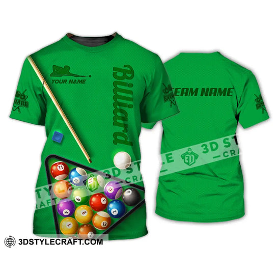 Man Shirt, Custom Name and Team Name Shirt for Billiard Lover, Billiard Shirt, Billiard Hoodie Shirt Polo Long Sleeve style option 3