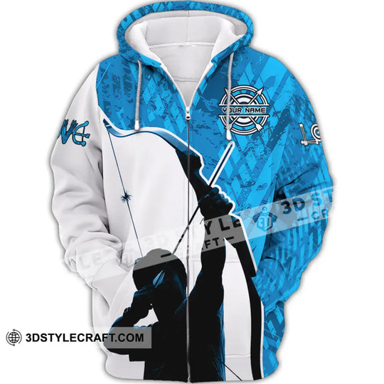 Man Shirt, Custom Name Archery T-Shirt, Archer Hoodie Long Sleeve Shirt , Gift for Archery Lovers style option 3