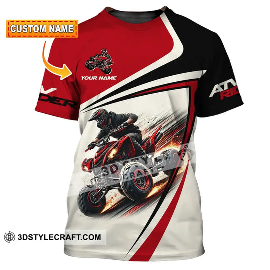 Man Shirt, Custom Name ATV Ride Shirt, T-Shirt for ATV Ride Club, Gift for ATV Ride Lovers style option 1