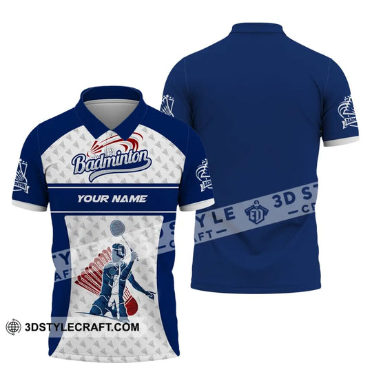 Man Shirt, Custom Name Badminton T-Shirt, Badminton Shirt, Gift For Badminton Player style option 4