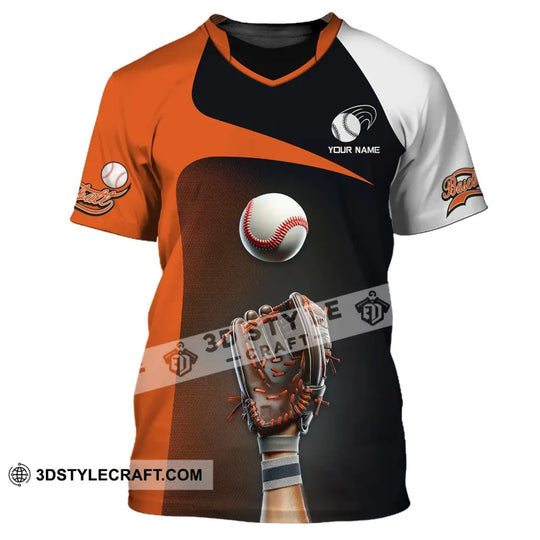 Man Shirt, Custom Name Baseball Shirt, T-Shirt for Baseball Team, Gift for Baseball Players style option 2
