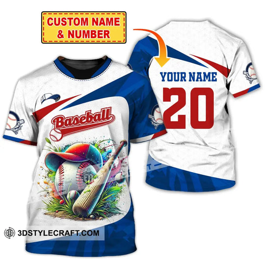 Man Shirt, Custom Name Baseball Shirt, Baseball Team T-Shirt Hoodie Long Sleeve Shirt, Baseball Lover Apparel style option 1