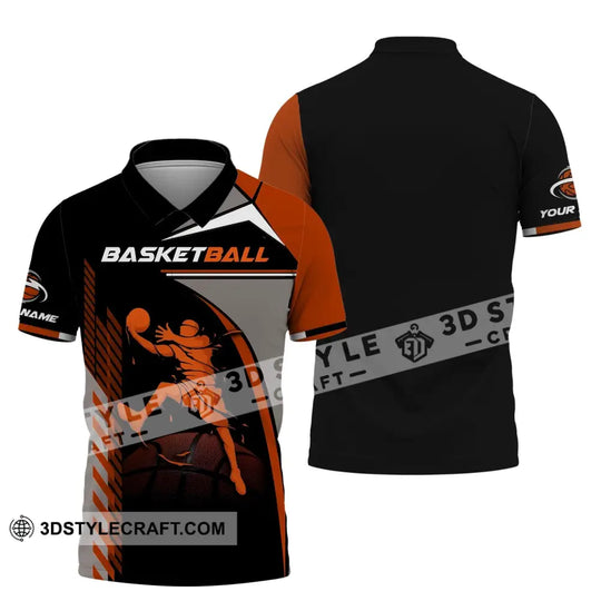 Man Shirt, Custom Name Basketball T-Shirt, Gift for Basketball Player style option 4