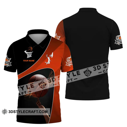 Man Shirt, Custom Name Basketball T-Shirt, Basketball Player Shirt, Gift for Basketball Lover style option 4