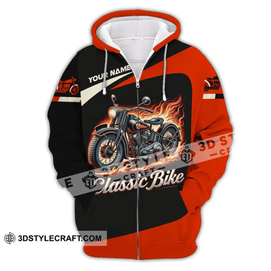 Man Shirt, Custom Name Biker Shirt, Classic Bike Love, T-Shirt for Bikers, Bike Love Clothing style option 3