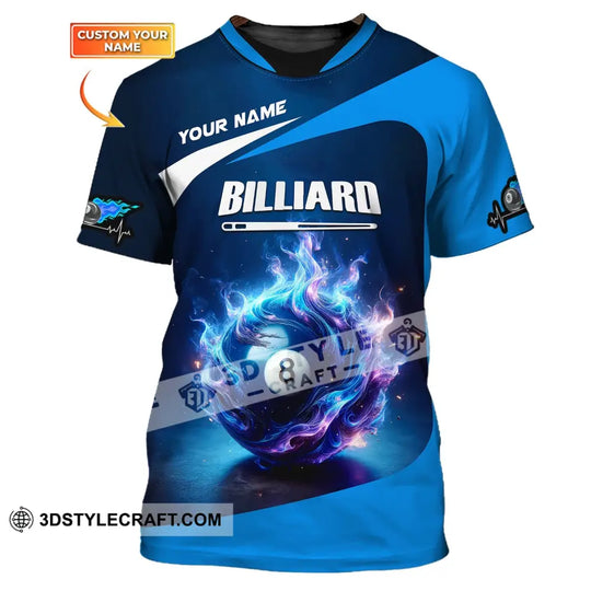 Man Shirt, Custom Name Billiards Shirt, Billiards All Star, Billiards Shirt, Shirt For Billiards Players style option 1