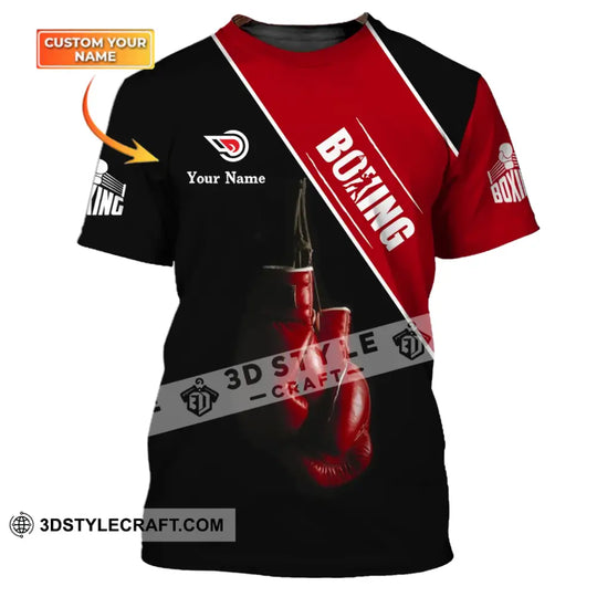 Man Shirt - Custom Name Shirt - Boxing Lover Shirt style option 1