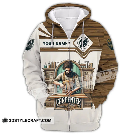 Man Shirt, Custom Name Carpenter Shirt, Carpenter Hoodie Polo Long Sleeve Shirt style option 2