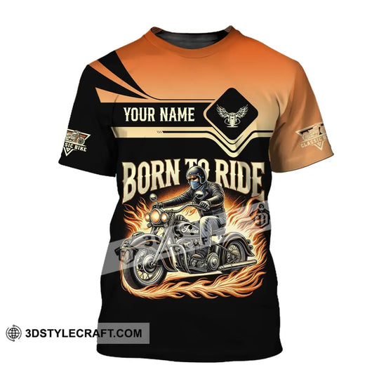 Man Shirt, Custom Name Classic Bike Shirt, Classic Motorcycle T-Shirt Hoodie Long Sleeve Shirt style option 3
