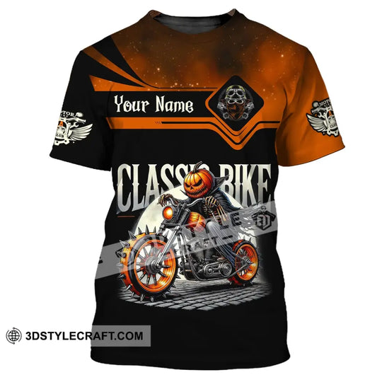 Man Shirt, Custom Name Classic Bike Shirt, Classic Motorcycle T-Shirt Hoodie Long Sleeve Shirt style option 2