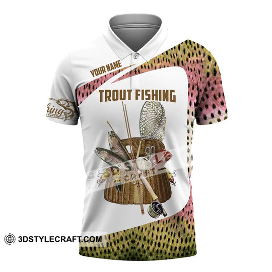 Man Shirt, Custom Name Fishing Shirt, Fishing Lover Shirt, Trout Fishing Hoodie Shirt Polo Long Sleeve style option 4