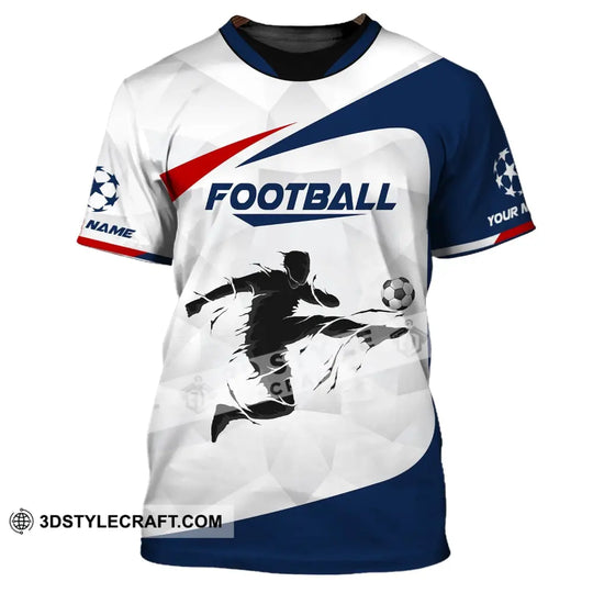 Man Shirt, Custom Name Football T-Shirt, Football Goal, Gift for Football Lover style option 2