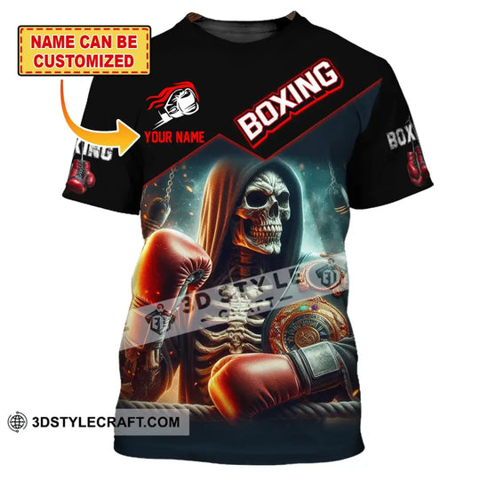 Man Shirt, Custom Name Shirt for Boxing Lover, Boxing Gorilla Shirt, Boxing Hoodie Polo Long Sleeve Shirt style option 1