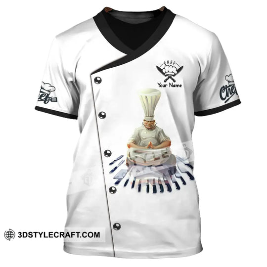 Man Shirt, Custom Name Shirt for Chef, Chef T-shirt, Chef Apparel style option 2