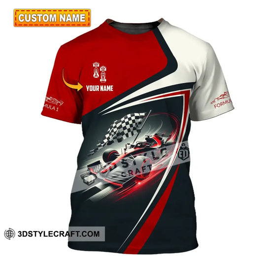 Man Shirt, Custom Name Formula One Shirt, F1 T-Shirt Hoodie Long Sleeve Shirt style option 1