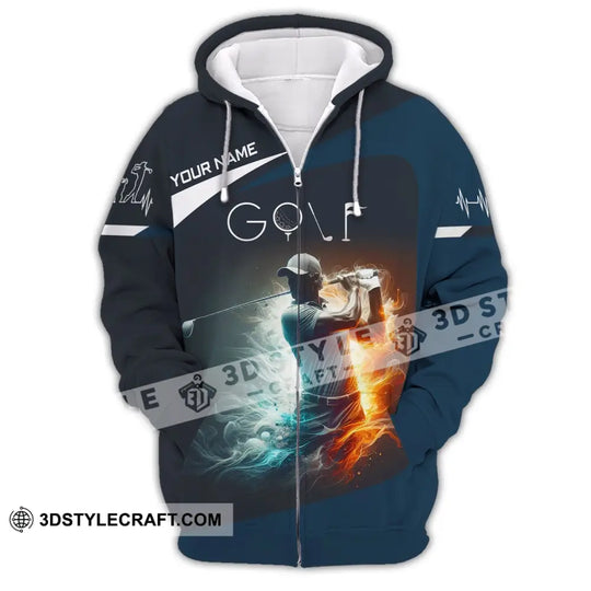 Man Shirt, Custom Name Golf Shirt, T-Shirt for Golf Club, Gift for Golf Lovers style option 2