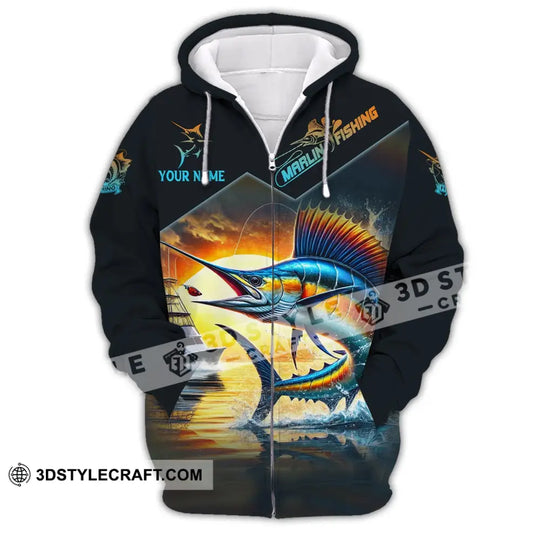 Man Shirt, Custom Name Marlin Fishing Shirt, Fishing Lover Shirt, Fishing Hoodie Shirt Polo Long Sleeve Shirt style option 3