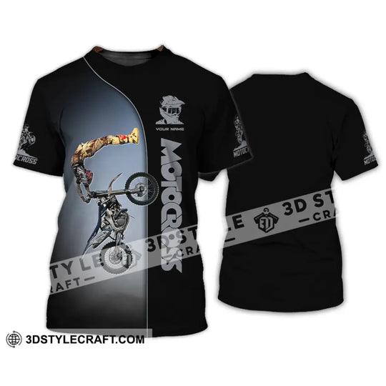 Man Shirt, Custom Name Moto Cross Shirt, Moto Cross Gift, Moto Cross Polo Shirt Hoodie Long Sleeve style option 2