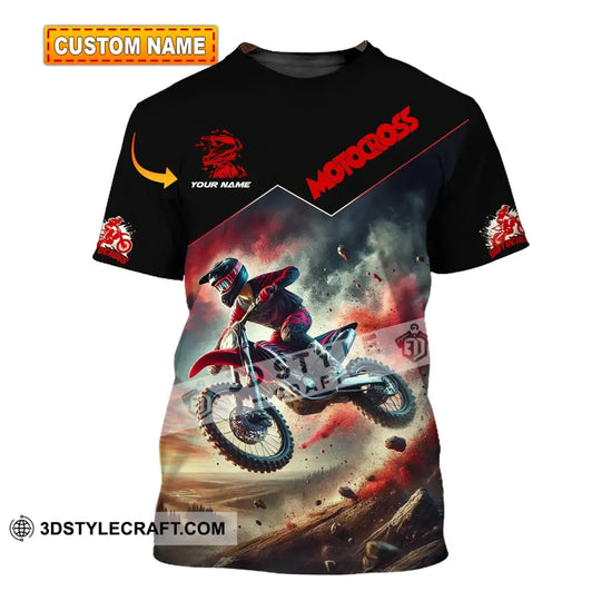 Man Shirt, Custom Name Moto Cross Shirt, Moto Cross Love, Moto Cross Love Gift style option 1