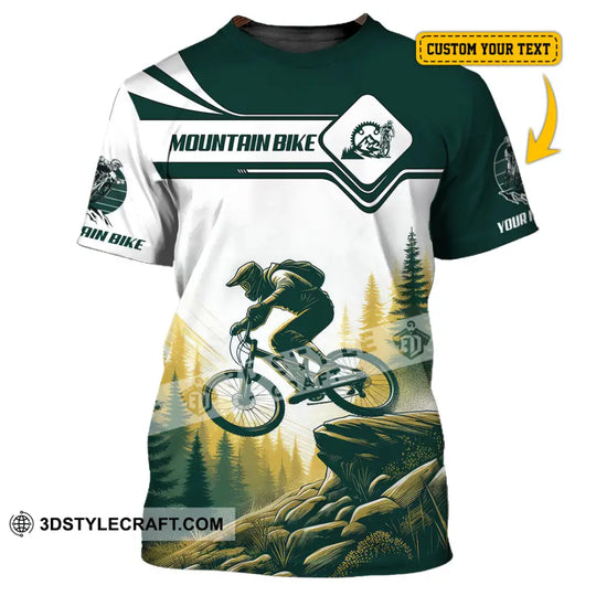 Man Shirt, Custom Name Mountain Bike Shirt, Mountain Bike Lover Hoodie Shirt Polo Long Sleeve Shirt style option 1