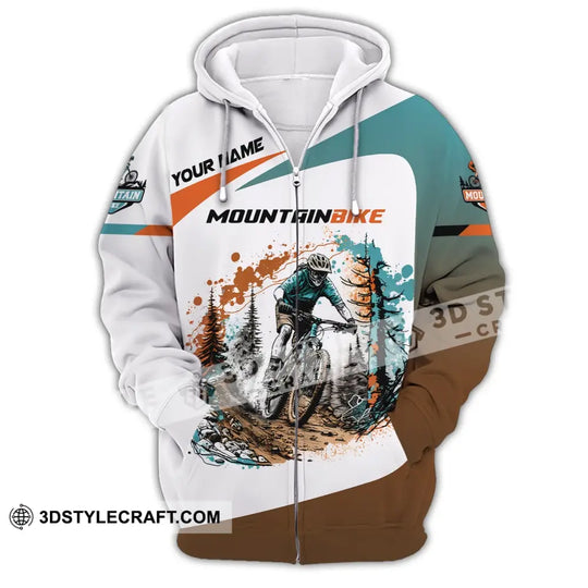 Man Shirt, Custom Name Mountain Bike Shirt, Mountain Bike Lover T-Shirt style option 3