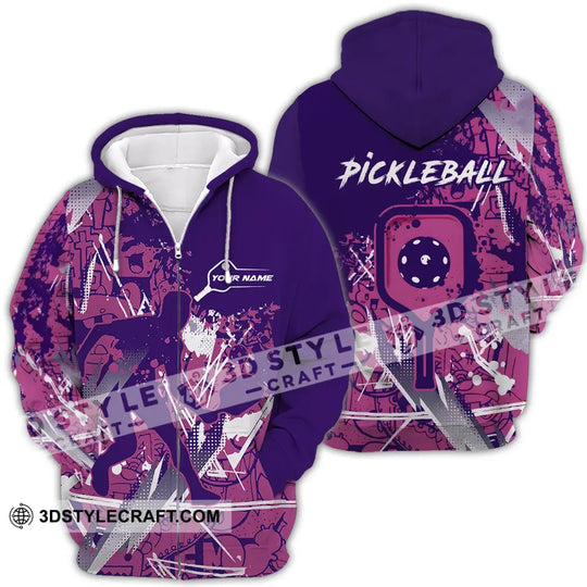 Man Shirt - Custom Name Pickleball Shirt style option 4