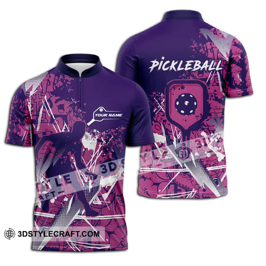 Man Shirt - Custom Name Pickleball Shirt style option 2