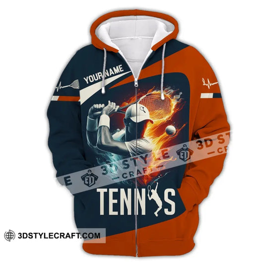 Man Shirt, Custom Name Tennis Shirt, Tennis Player Shirt, Tennis Hoodie Shirt Polo Long Sleeve Shirt style option 3