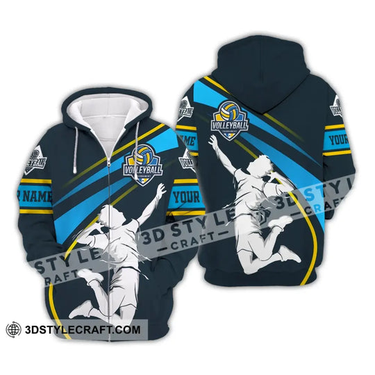 Man Shirt, Custom Name Volleyball Hoodie, Volleyball T-shirt, Gift for Volleyball Player style option 2