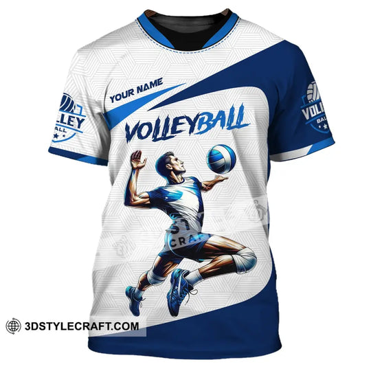 Man Shirt, Custom Name Volleyball Player Shirt, T-Shirt for Volleyball Lover, Volleyball Team Uniform style option 2