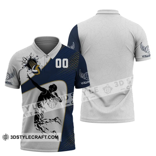Man Shirt, Custom Number Volleyball Shirt, T-Shirt for Volleyball Team, Gift for Volleyball Players style option 4