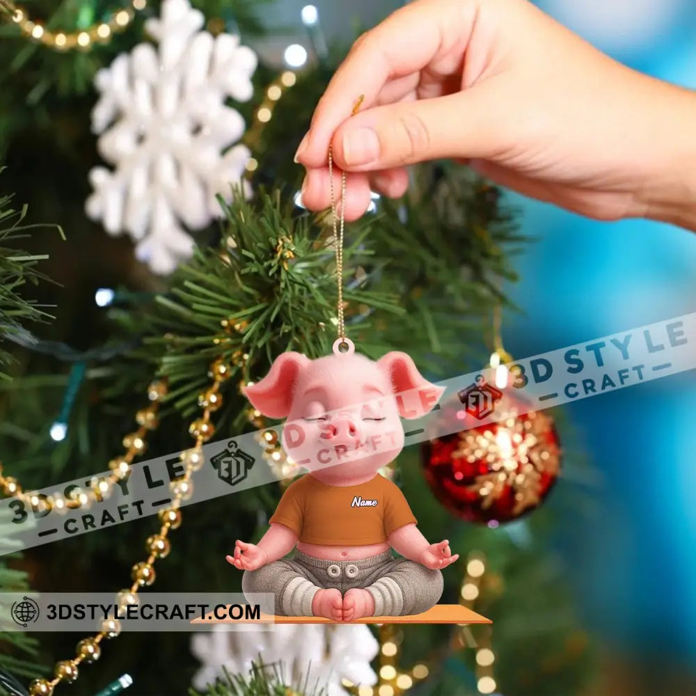 Meditation Home Decor Christmas Ornament Personalized Ornament Ornament