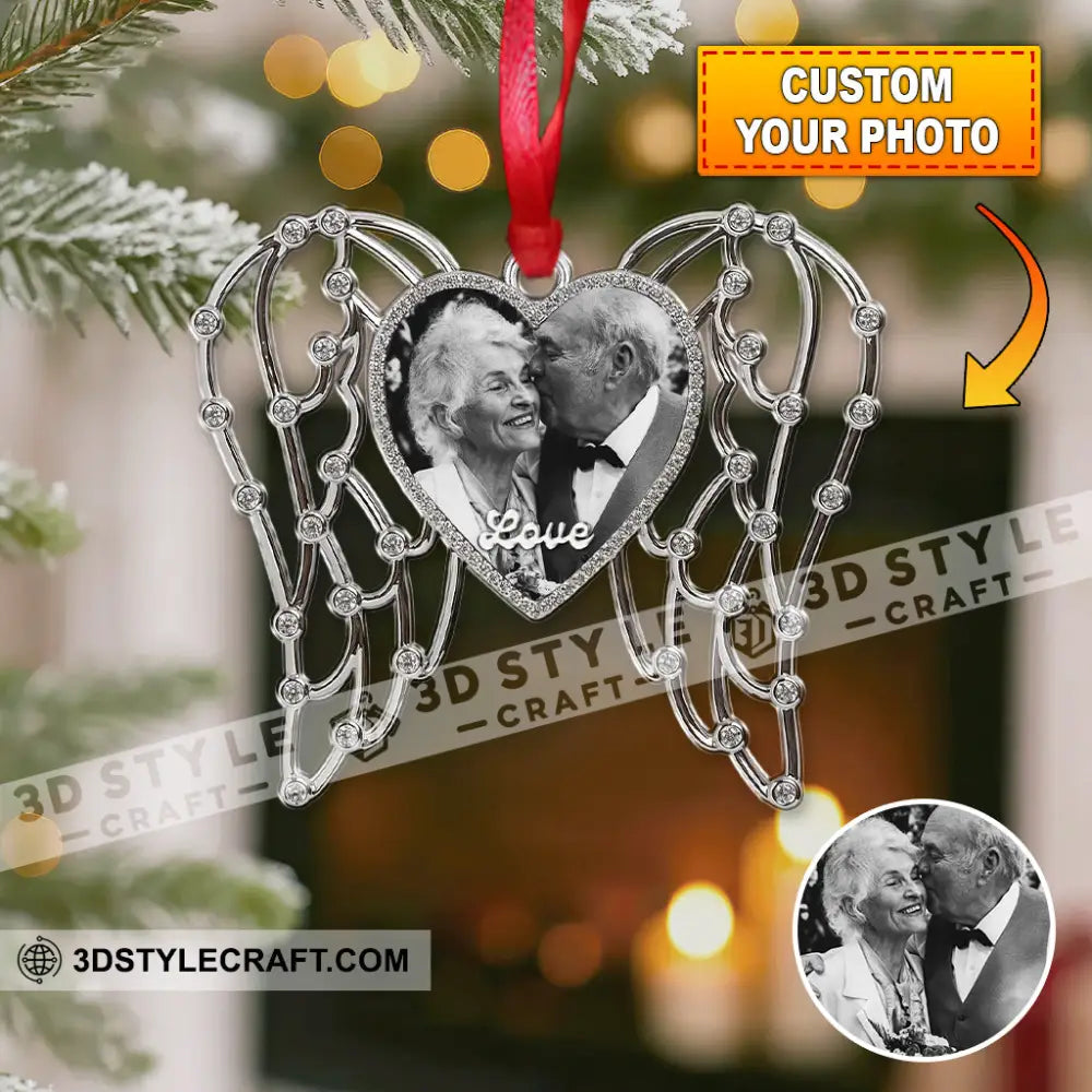 Memorial Christmas Home Decor Christmas Ornament Personalized Ornament 3.54’’ / 1 Ornament Ornament