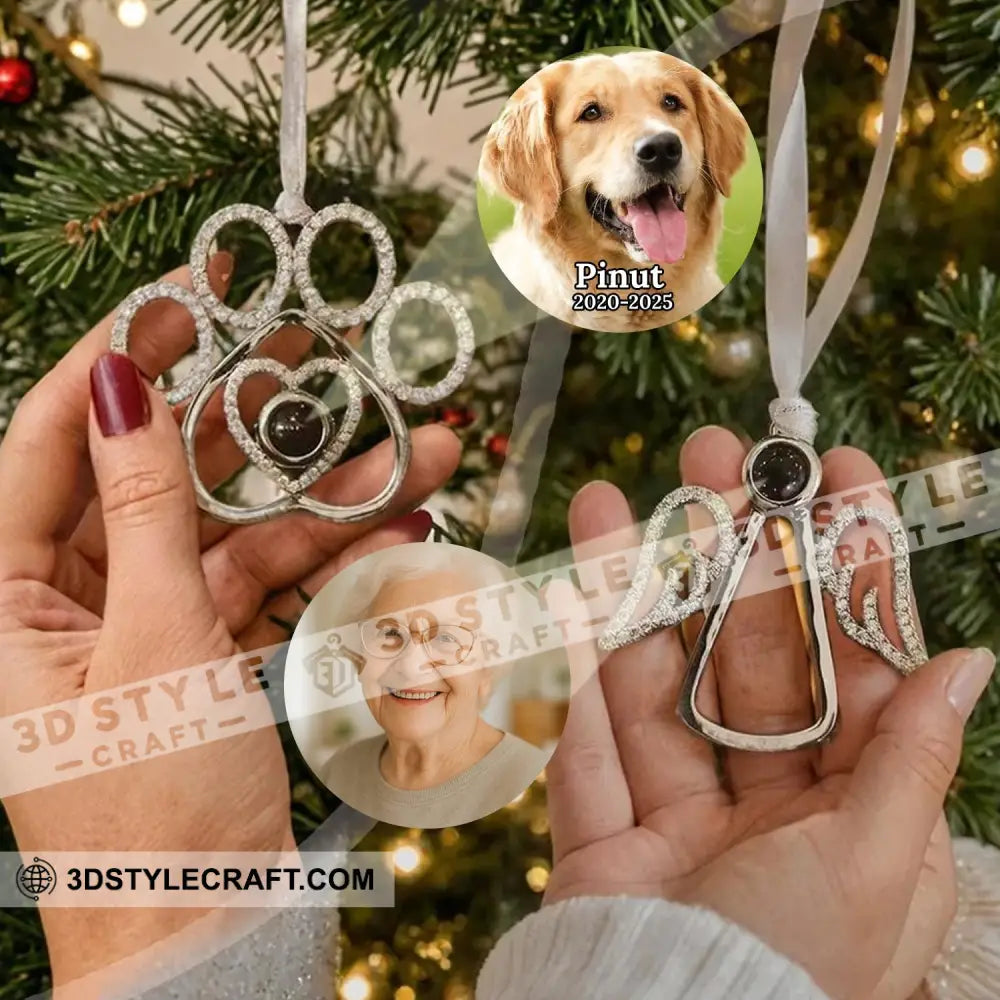 Memorial Christmas Home Decor Christmas Ornament Personalized Ornament Ornament