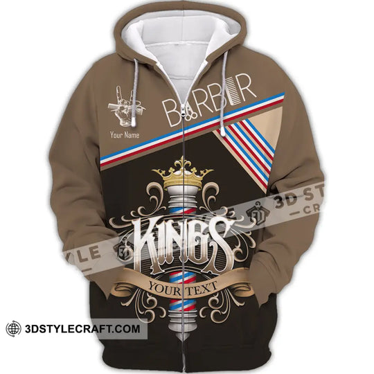 Men Shirt - Custom Barber Kings Shirt style option 2