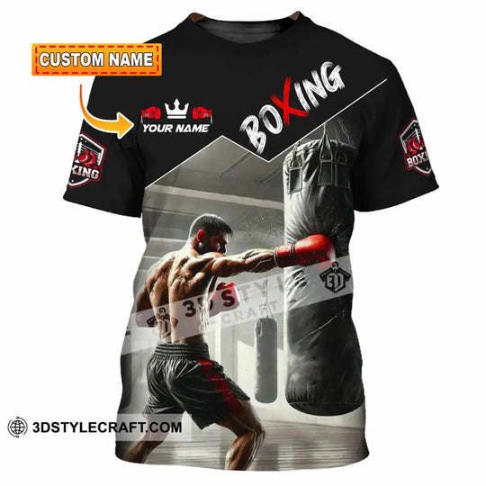 Men Shirt - Custom Boxing Strong Man Shirt style option 2