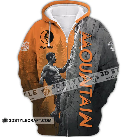 Men Shirt - Custom Climbing Mountain Shirt style option 2