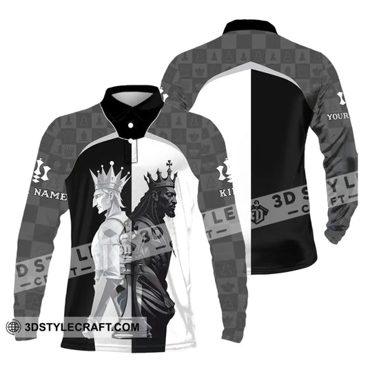 Men Shirt - Custom King Of Chess Shirt style option 3