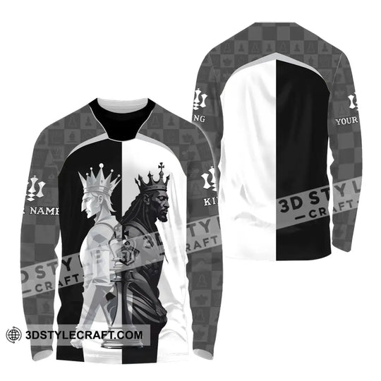 Men Shirt - Custom King Of Chess Shirt style option 4