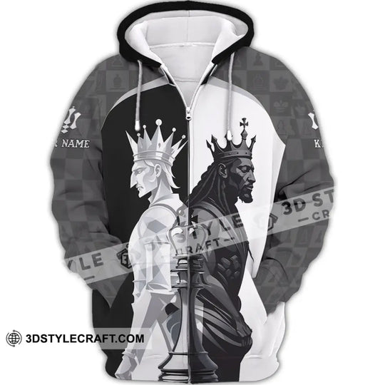 Men Shirt - Custom King Of Chess Shirt style option 2