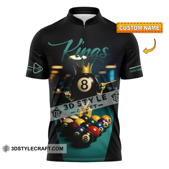 Men Shirt - Custom Kings Of Billiards Shirt style option 1