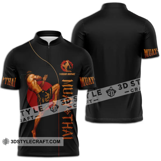 Men Shirt - Custom Let's Fight Muay Thai Sport Shirt style option 2