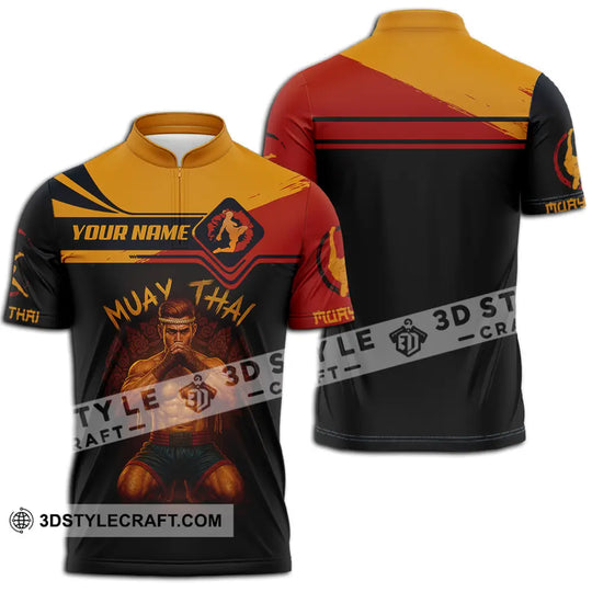 Men Shirt - Custom Let's Fight Muay Thai Sport Shirt style option 2